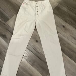 Vintage rare, original bongo button butterfly jeans, high waisted size 11